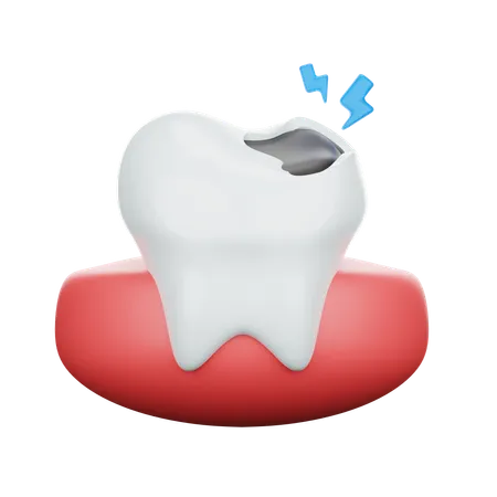 Tooth Cavity  3D Icon