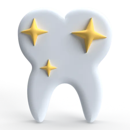 Tooth Clean  3D Icon