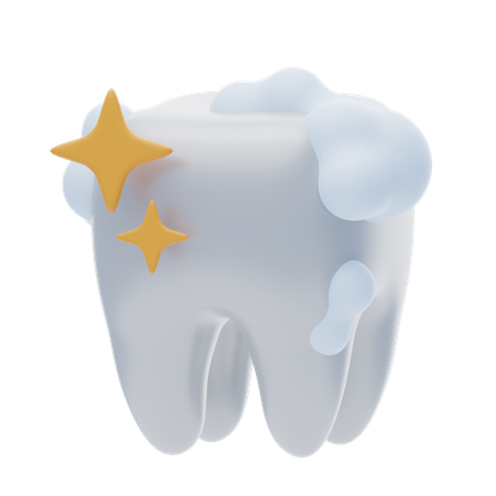 Tooth Cleaning  3D Icon