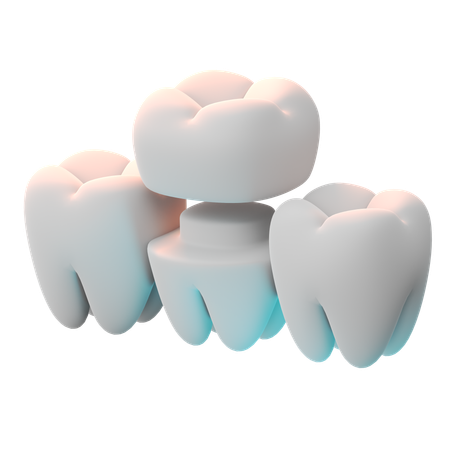 Tooth Crown  3D Icon