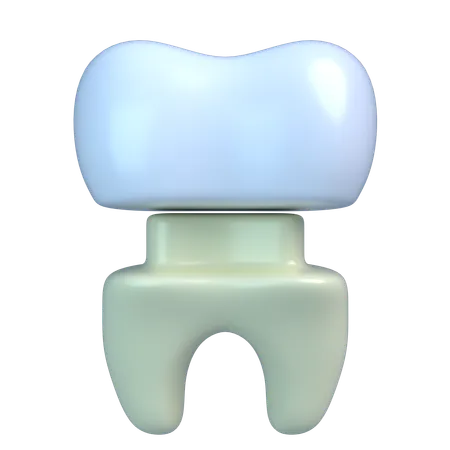 Tooth Crown  3D Icon