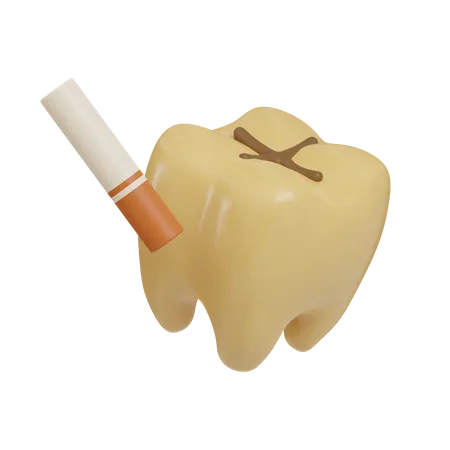 Tooth Decay  3D Icon