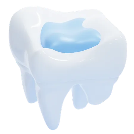 Tooth Decay  3D Icon