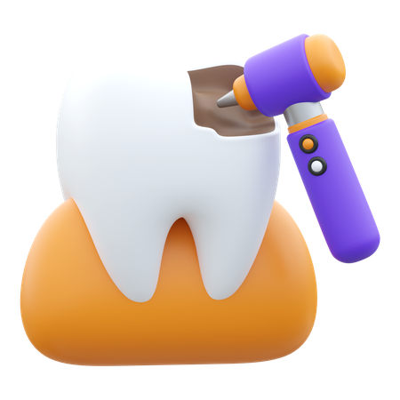 Tooth Drill  3D Icon