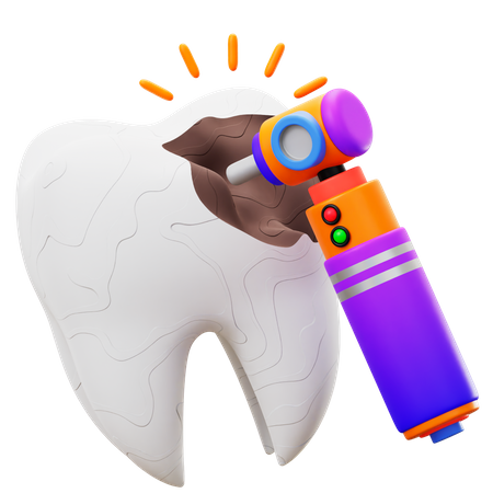 Tooth Drill  3D Icon