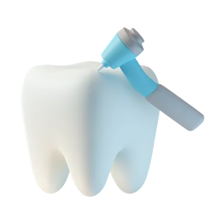 Tooth Drill  3D Icon