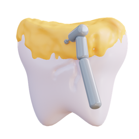 Tooth Drill  3D Icon