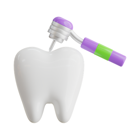Tooth Drilling  3D Icon