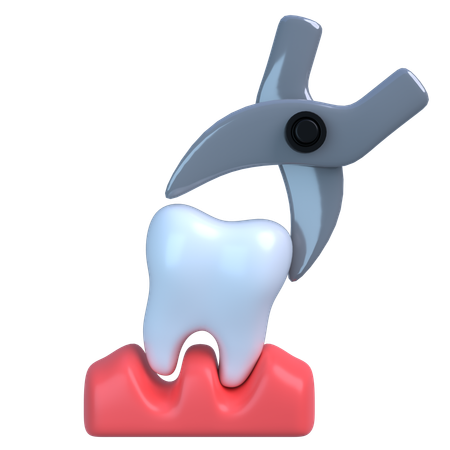 Tooth Extraction  3D Icon