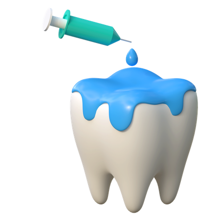 Tooth Filling  3D Icon