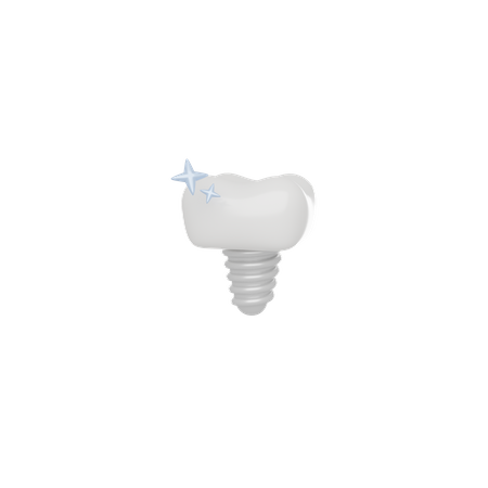 Tooth Fixture Implant  3D Icon