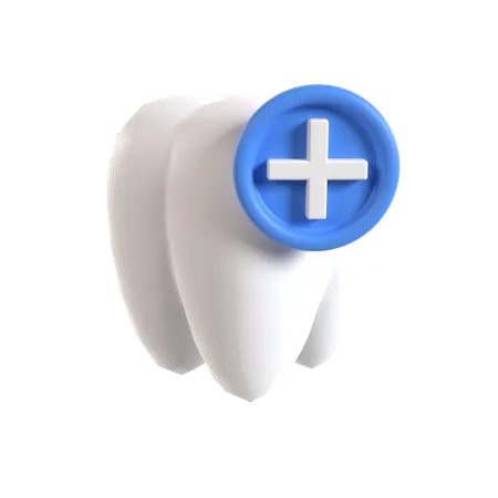 Tooth 3 D Illustration Rendering 3D Icon