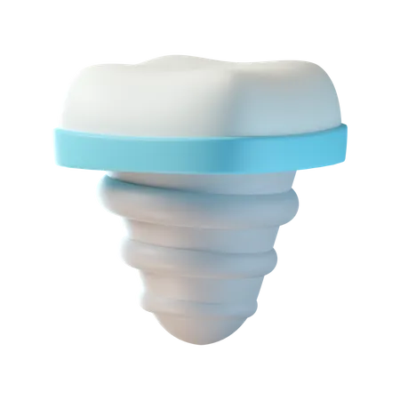 Tooth Implant  3D Icon