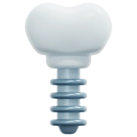 Tooth Implant  3D Icon