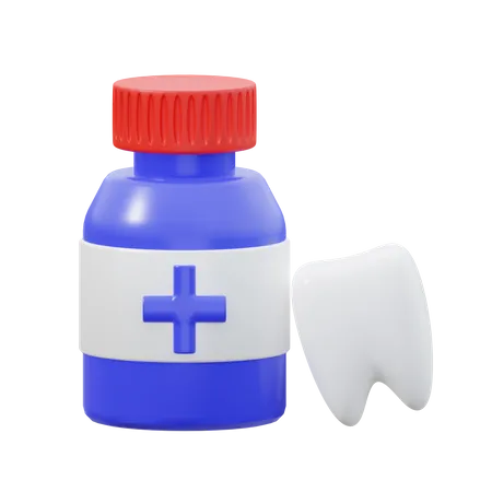 Tooth Medicine  3D Icon