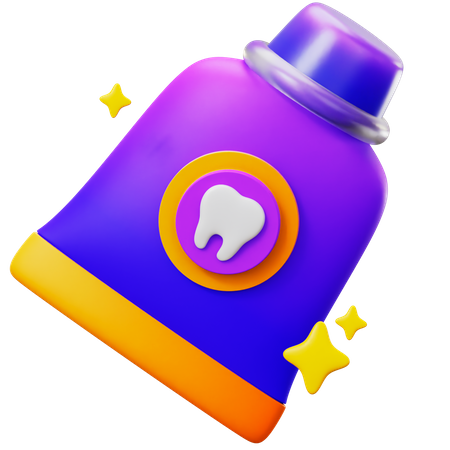 Tooth Paste  3D Icon