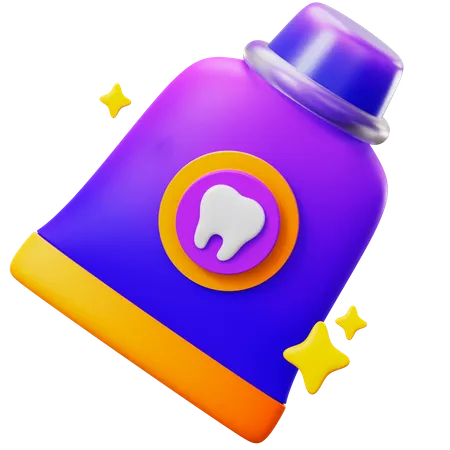 Tooth Paste  3D Icon