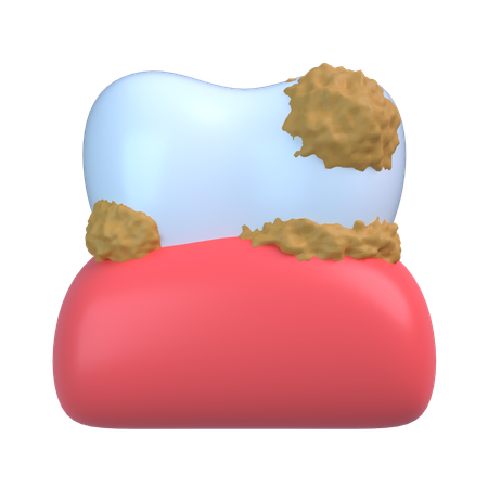 Tooth Plaque  3D Icon