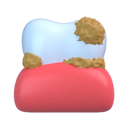 Tooth Plaque  3D Icon