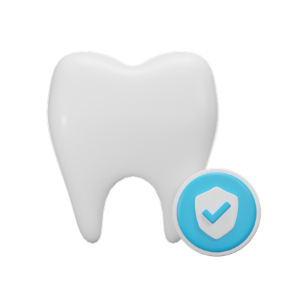 Tooth Protection  3D Icon