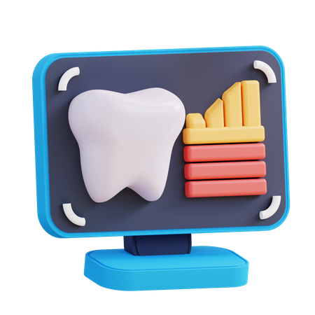 Tooth Scan  3D Icon