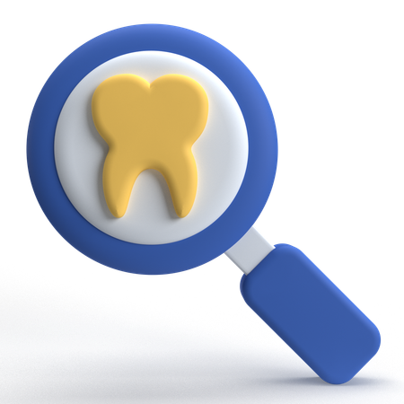Tooth Search  3D Icon