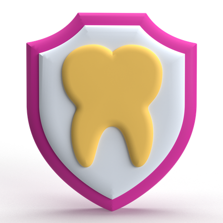 Tooth Shield  3D Icon