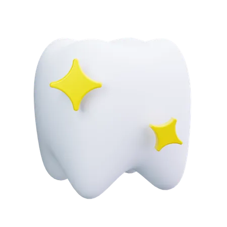 Tooth Shine  3D Icon