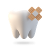 3d tooth treatment logo