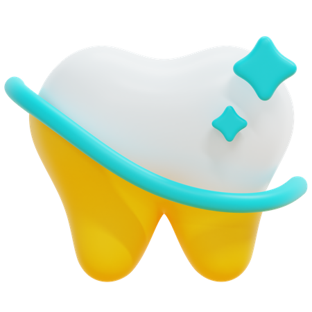 Tooth Whitening  3D Icon