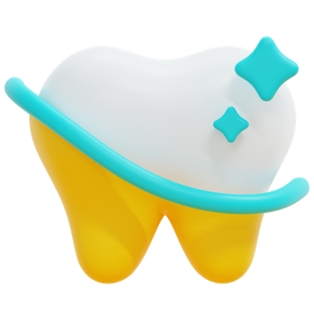 Tooth Whitening 3D Icon