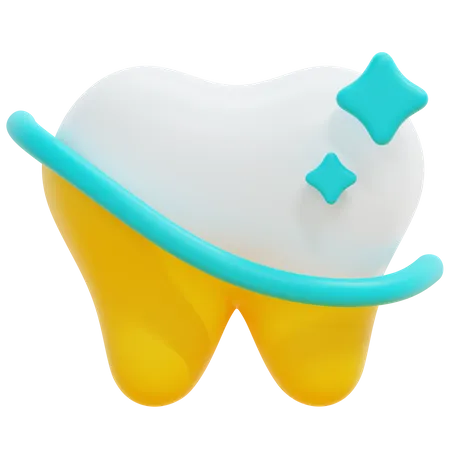 Tooth Whitening  3D Icon