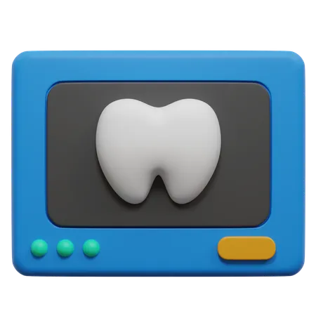 Tooth X Ray  3D Icon