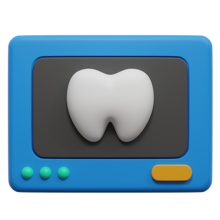 Tooth X Ray  3D Icon