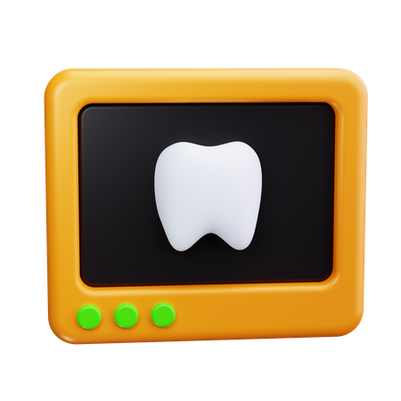 Tooth X Ray  3D Icon