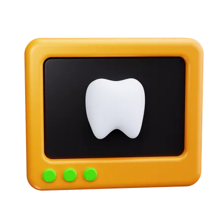 Tooth X Ray  3D Icon