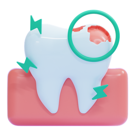 Toothache  3D Icon