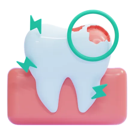 Toothache  3D Icon