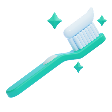 Toothbrush  3D Icon
