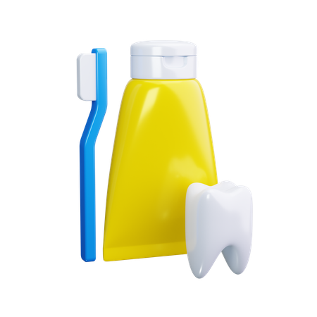 Toothbrush  3D Icon