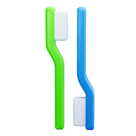 Toothbrush  3D Icon