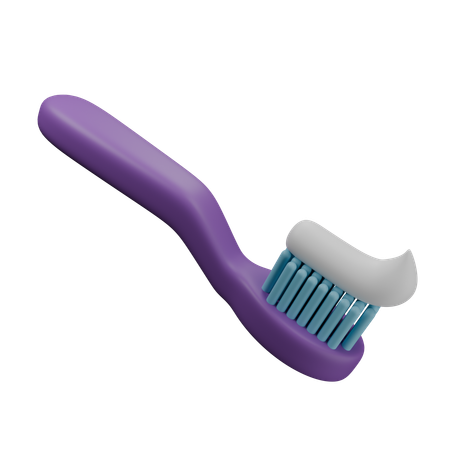 Toothbrush  3D Icon