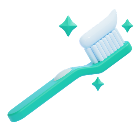 Toothbrush  3D Icon