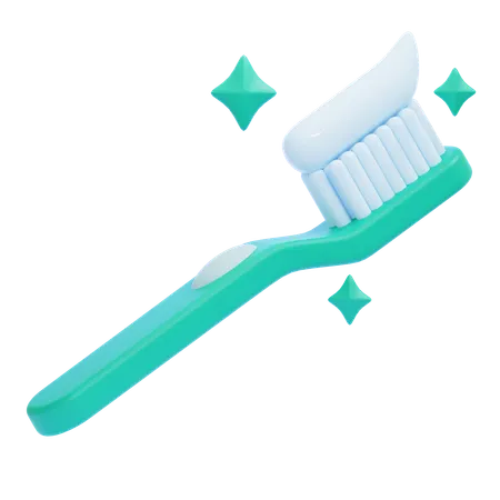 Toothbrush  3D Icon