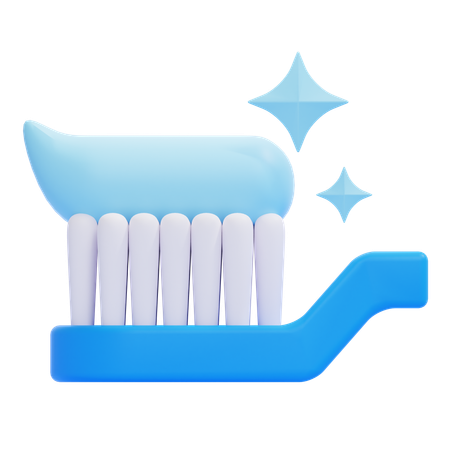 Toothbrush  3D Icon