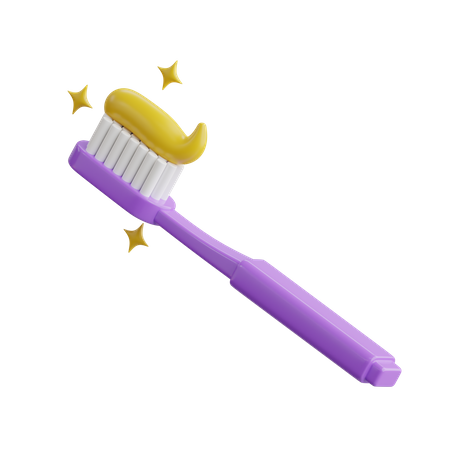 Toothbrush  3D Icon