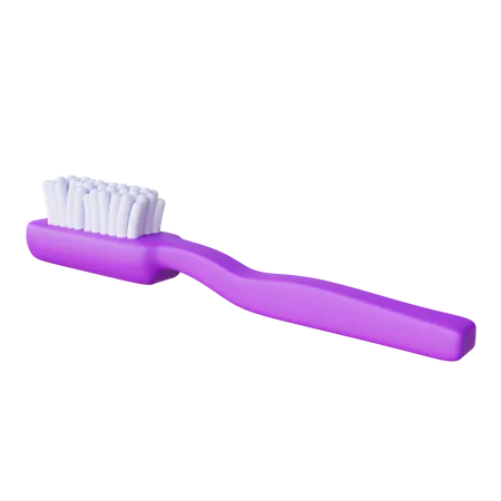 3 D Illustration Of Toothbrush 3D Icon