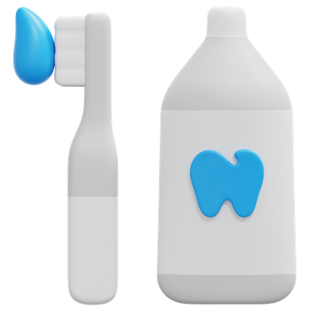 Toothbrush  3D Icon