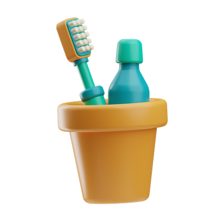 Toothbrush Case  3D Icon