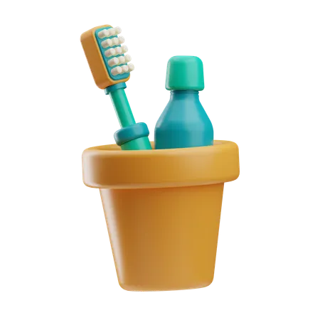 Toothbrush Case  3D Icon